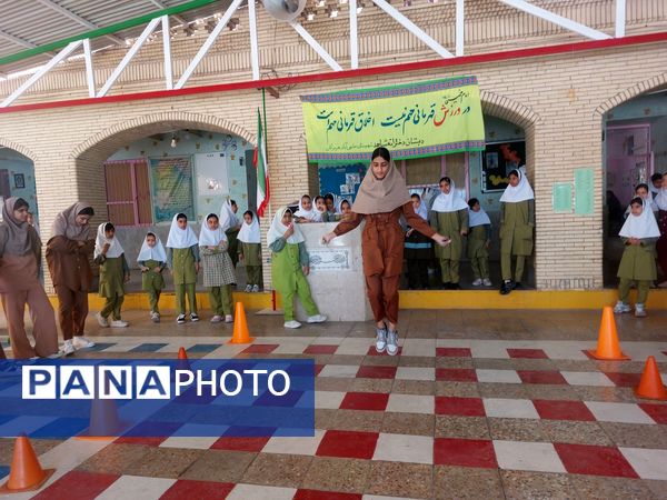 برگزاری مسابقه بینمدرسهای طنابزنی ویژه دختران در حاجیآباد
