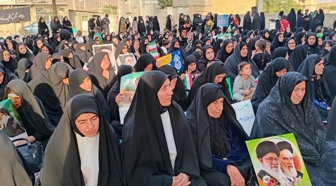برگزاری اجتماع زینبیون شهر اردل به یاد بانوی کربلا