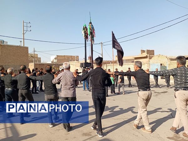 آیین سنتی"حسن - حسین"در روز اربعین حسینی در خلیل آباد
