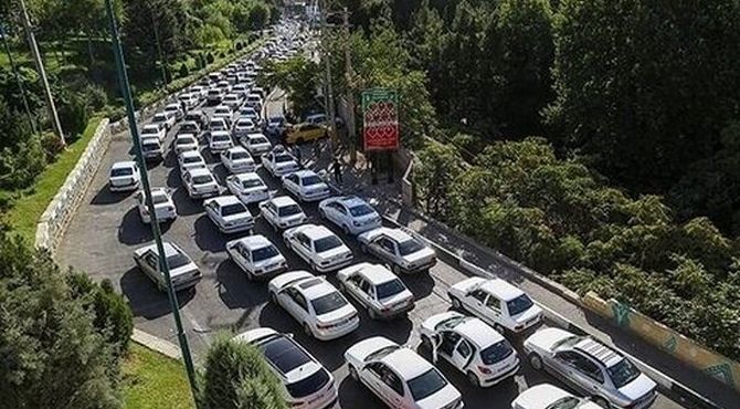 بسته شدن مسیر جنوب به شمال جاده چالوس از ساعت ۱۵ امروز