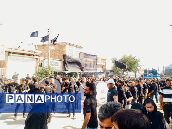 تعزیه خوانی و زنجیر زنی در روستای بزرگ فدیشه نیشابور