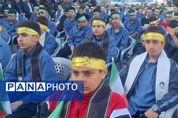 زنگ بیداری و استکبارستیزی دانش آموزان در مدارس شیراز 