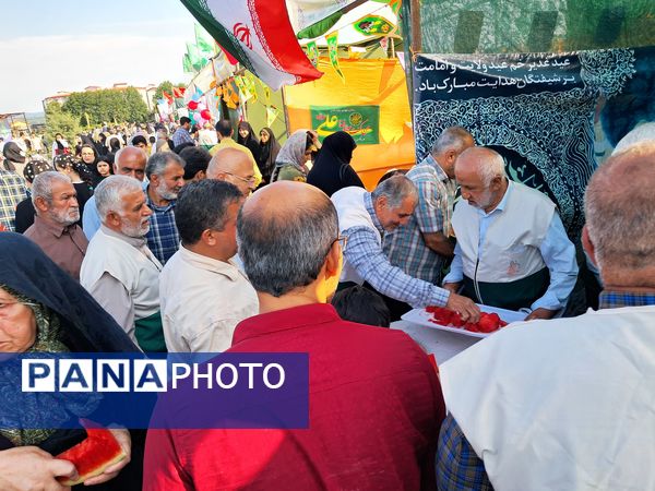 مهمانی پدرانه به‌مناسبت عید غدیر در قائمشهر