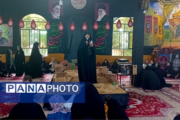 برگزاری مراسم شهادت دردانه حضرت اباعبدالله الحسین در شهرستان فیروزکوه