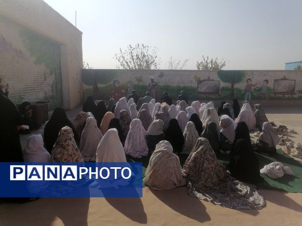 نماز باران در آموزشگاه زهرا عبداللهیان ارغا خلیل آباد 