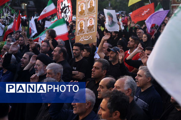 تجمع بزرگ ضد صهیونیستی و حماسی هیات‌های حسینی در تبریز