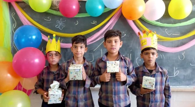 «جشن الفبا» در دبستان نشاط قهدریجان منطقه فلاورجان