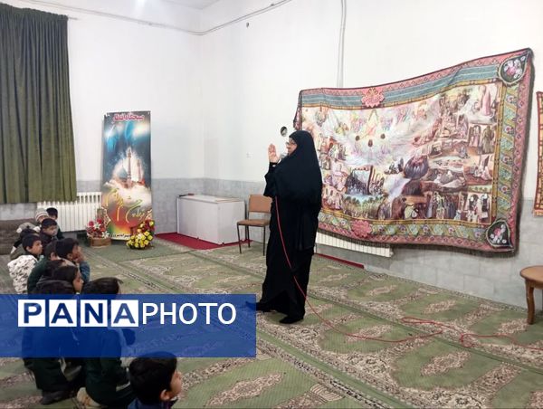 برگزاری صبحگاه مهدویت در مدرسه پیروزی