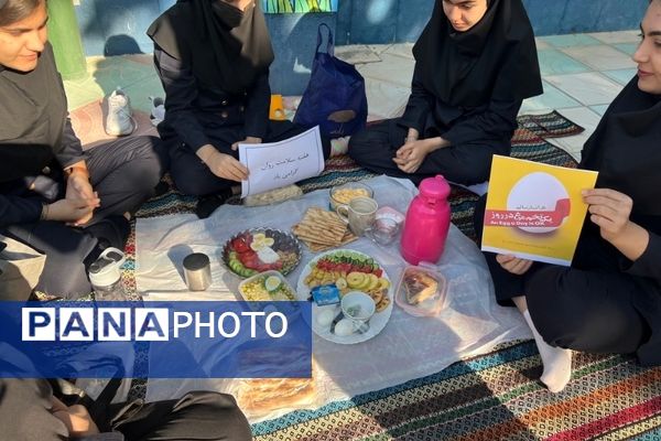 هفته سلامت روان و روز جهانی غذا در دبیرستان جنت شهرستان سملقان