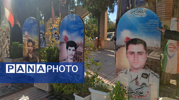 گلباران مزار شهدا در اراک