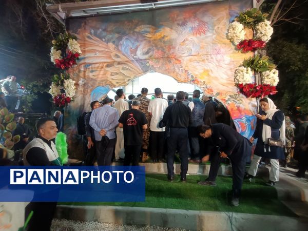 مراسم خاکسپاری استاد فرشچیان با حضور مسئولان ملی و کشوری در استان اصفهان