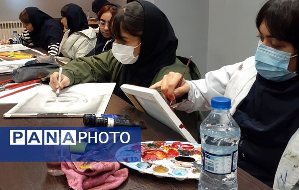 حضور دانش‌آموزان هنرمند هنرستان محمودیه بجنورد در رویداد آخراشه 