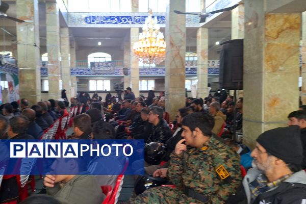 مراسم بزرگداشت سردار شهید حاج قاسم سلیمانی در گلزار شهدا شیراز 