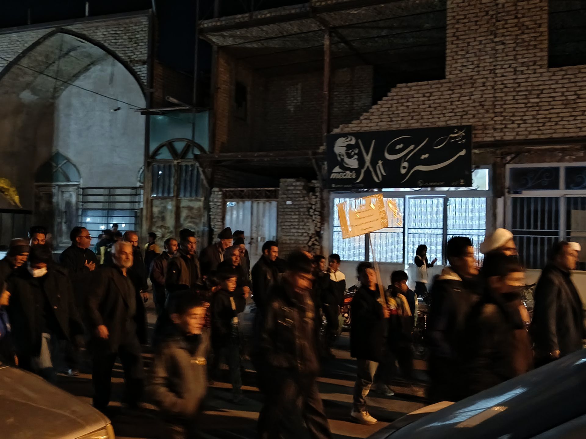 تشییع نمادین حضرت زهرا(س) در دهستان رزق‌آباد