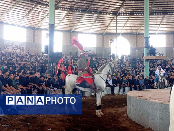 آیین سنتی شبیه خوانی اربعین حسینی در احمدآباد میانجلگه