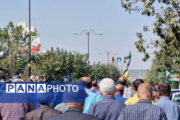 حضور پرشور مردم قرچک در راهپیمایی بشارت نصر