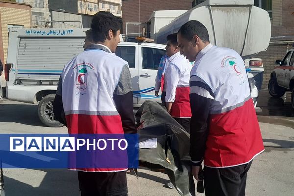 مانور سراسری زلزله در دبیرستان شهید محمدجواد باهنر دماوند