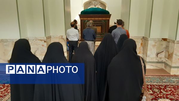 ویژه برنامه اذن خدمت در زیارتگاه شهید آیت الله مدرس(ره) برگزار شد