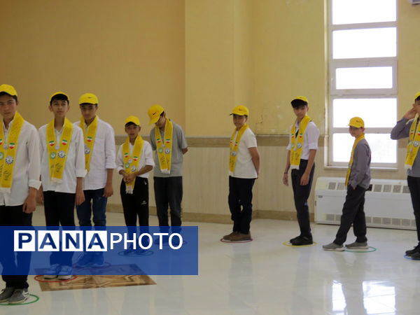 برگزاری پیش اردوی پسران در اردوگاه شهید چمران بجنورد