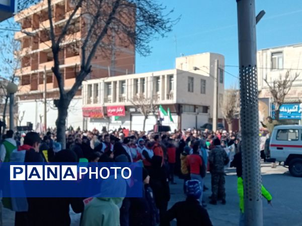  مراسم گرامیداشت راهپیمایی ۲۲ بهمن در شهرستان فیروزکوه