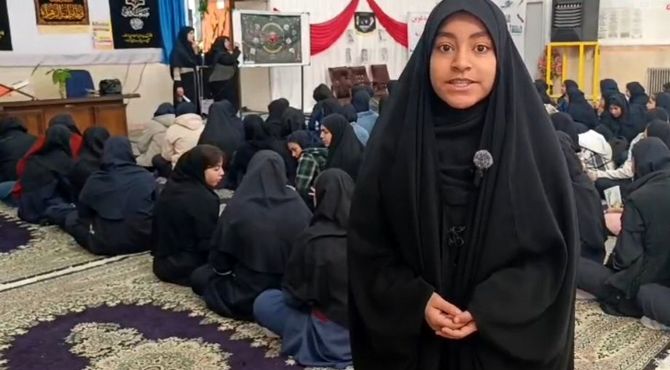 موکب فاطمی در دبیرستان فاطمیه اندیشه زارچ