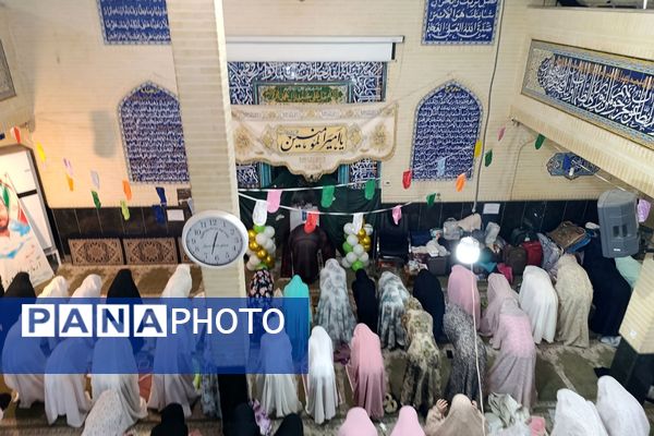 مراسم اختتامیه اعتکاف دانش آموزی در ناحیه دو شهرری 