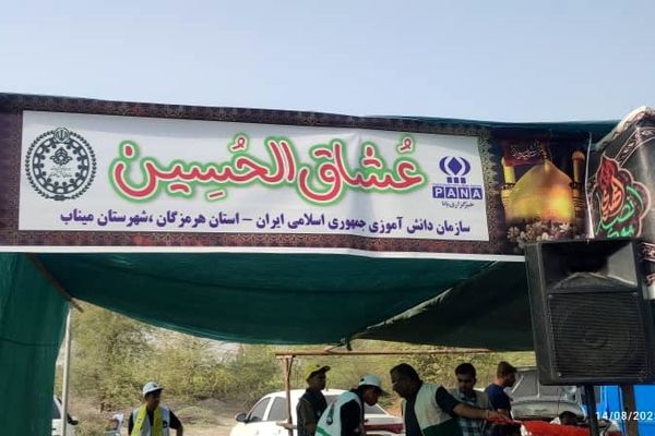 عشاق الحسین میناب، میزبانان نوجوان پیاده‌روی جاماندگان اربعین