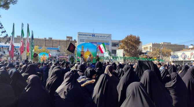 پیکر مطهر شهیدان گمنام میهمان آسمانی مادر سادات 