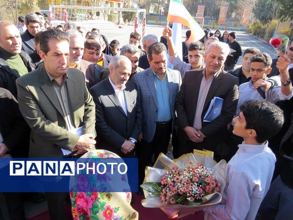 کلنگ زنی نمازخانه مدرسه پسرانه تیزهوشان بجنورد