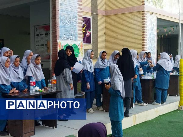 جشن دانش شهرستان میناب در روز آزمایشگاه 