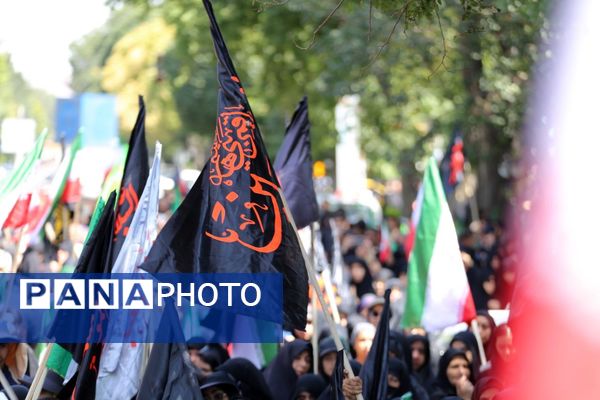 پیاده‌روی جاماندگان اربعین حسینی تبریز