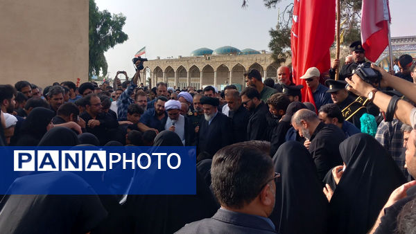 خاکسپاری شهید «اسماعیل شاکری» در مسجد جمکران