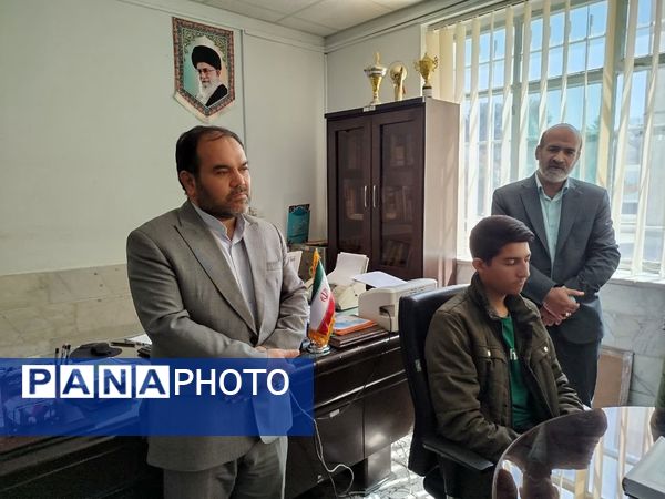  دیدار مسئولین اتحادیه انجمن اسلامی مدارس شهرستا‌ن با معاون پرورشی و تربیت بدنی کاشمر