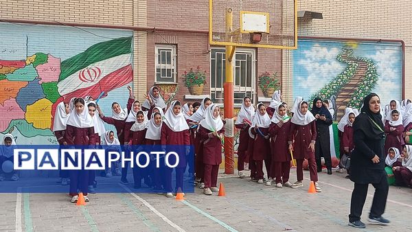 مراسم المپیاد ورزشی درون مدرسه ای دبستان شطیطه۲
