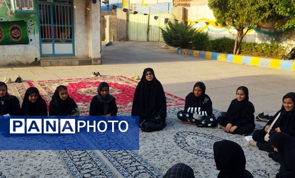 هیئت دانش آموزی دختران حاج قاسم در خلیل آباد