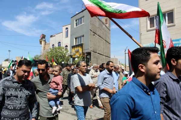 حضور پرشور مردم جوادآباد در راهپیمایی روز قدس 