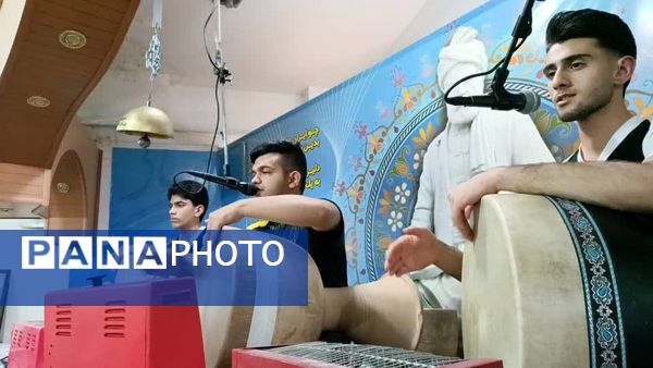 مراسم زورخانه‌ای به‌مناسبت ولادت حضرت علی (ع) در ابرکوه