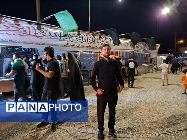 خدمات‌رسانی به زائران اباعبدالله الحسین (ع) درمواکب شهرستان هلیلان 