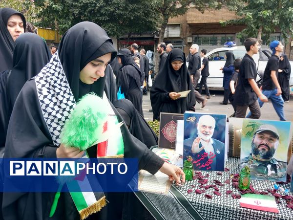 استقبال دلدادگان اباعبدالله الحسین (ع) از پیاده‌روی جاماندگان اربعین حسینی‌ 