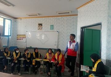 مانور زلزله در مدرسه عشایری حضرت رقیه(س) جیرفت 