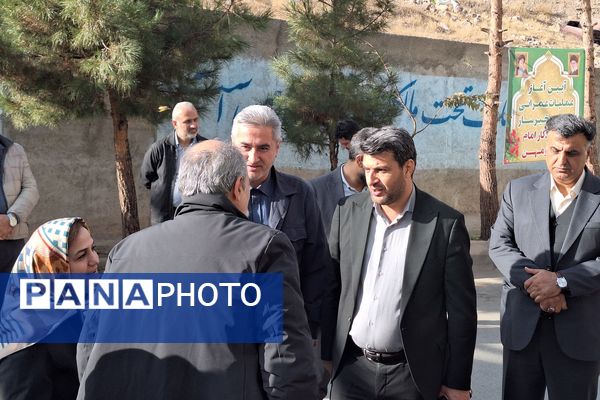 آغاز عملیات عمرانی مدرسه خیرساز در بخش بومهن پردیس