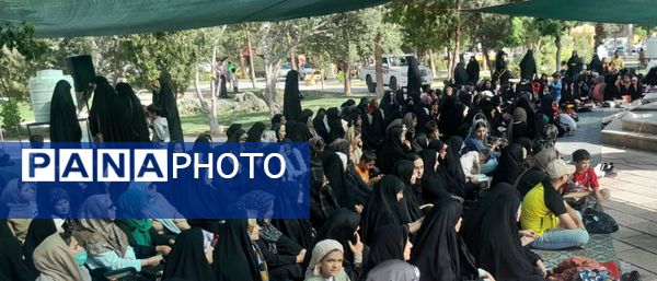  مراسم ختم دعای عرفه کنار مزار شهدای گمنام نسیم شهر 