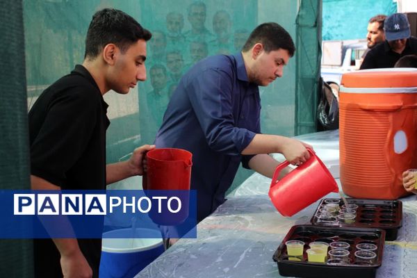 راهپیمایی دلدادگان حسینی در شهرستان سمنان