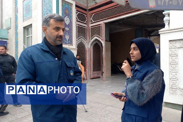 برپایی موکب‌های پذیرایی و فرهنگی در ایام اعتکاف رجبیه