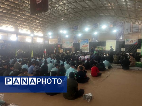 حضور پرشور دانش‌آموزان مدارس خاتم در رزمایش اقتدار بسیجیان