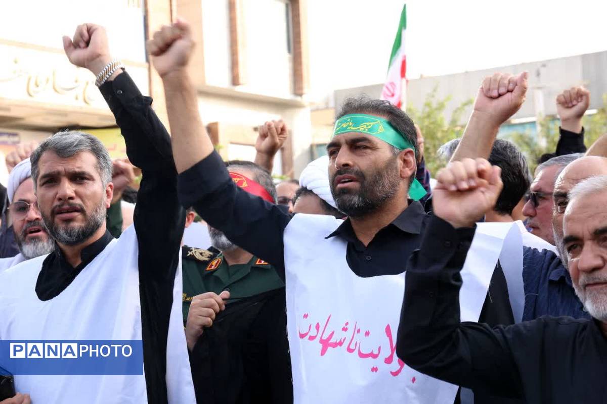 اعلام انزجار مردم قم از یاوه گویی‌های استکبار جهانی با راهپیمایی «عهد خون»