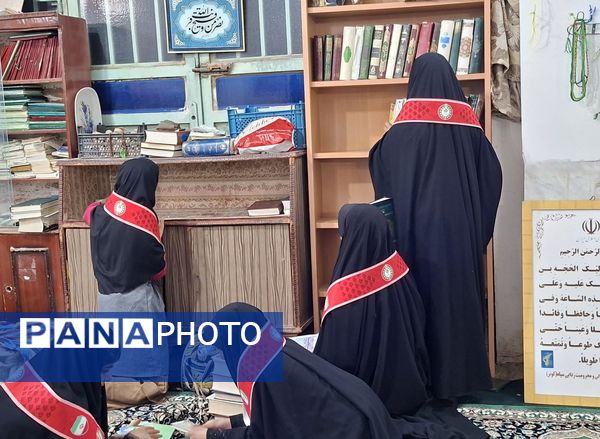 مراسم اعتکاف دانش آموزی آموزشگاه مریم سنگان شهرستان رشتخوار