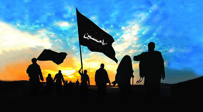 موشک‌های اربعین شعارهایی نماد عشق 