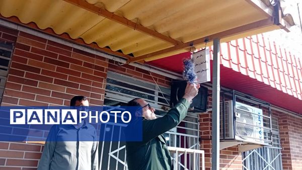 نواخته شدن زنگ ایثار و مقاومت در دبیرستان دخترانه شاهد سمیه