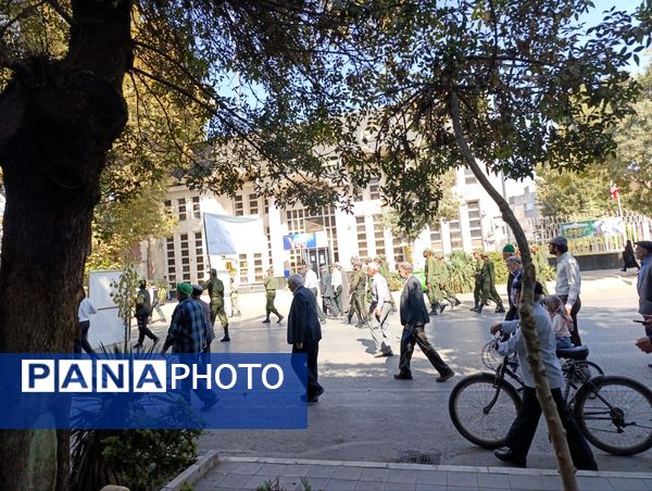 راهپیمایی بشارت نصر در نیشابور 